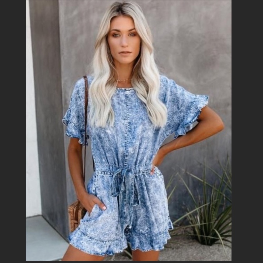 VICI Acid Wash Romper